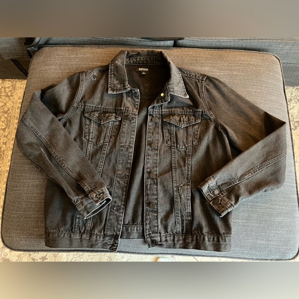 Buffalo David Bitton Black Jean Jacket